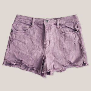 Pistola Cut Off Denim Shorts | Purple Jean Shorts